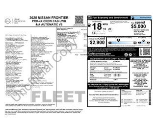 2025 Nissan Frontier PRO-4X