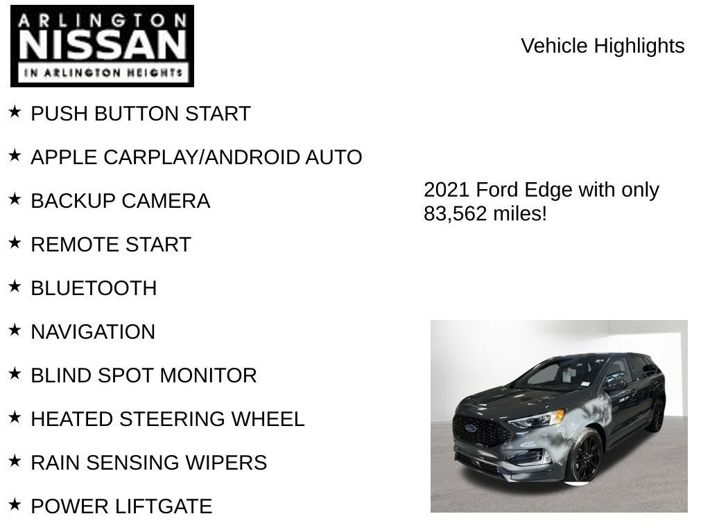2021 Ford Edge ST Line