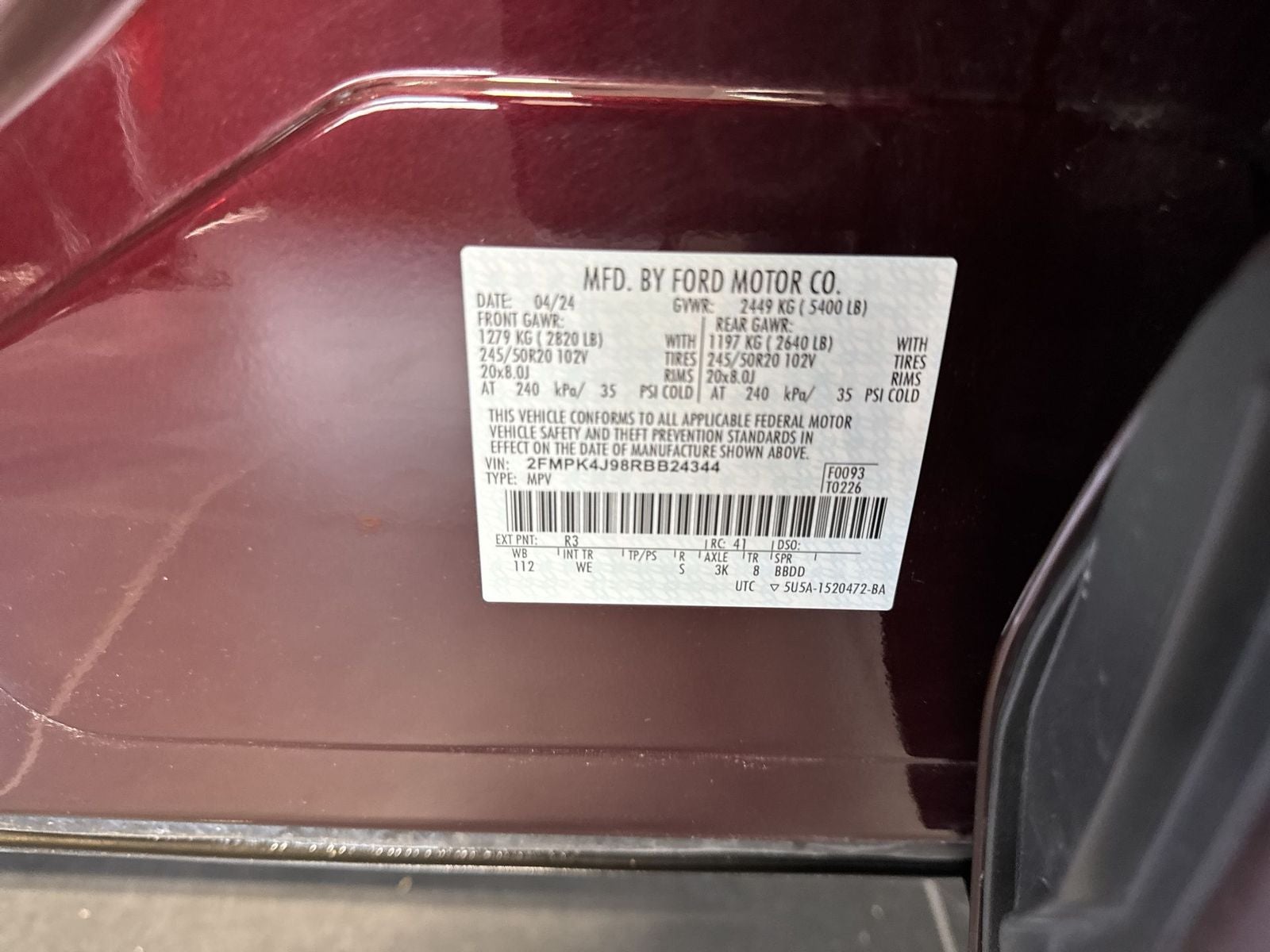 2024 Ford Edge ST Line