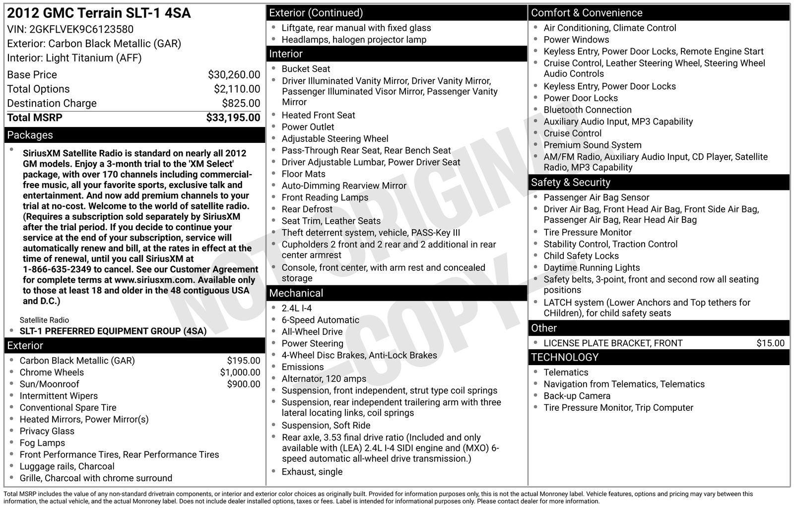 2012 GMC Terrain SLT-1
