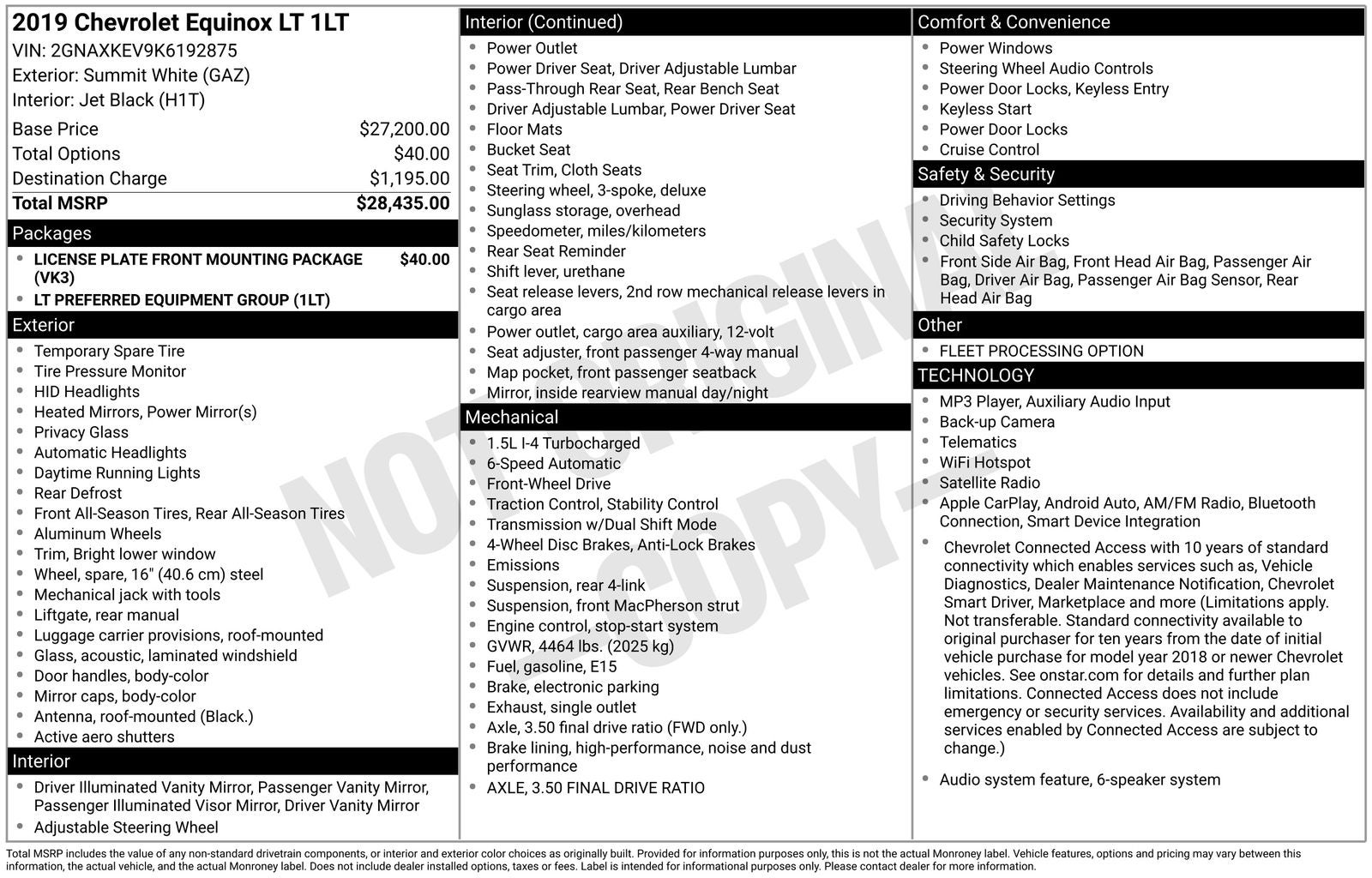 2019 Chevrolet Equinox LT