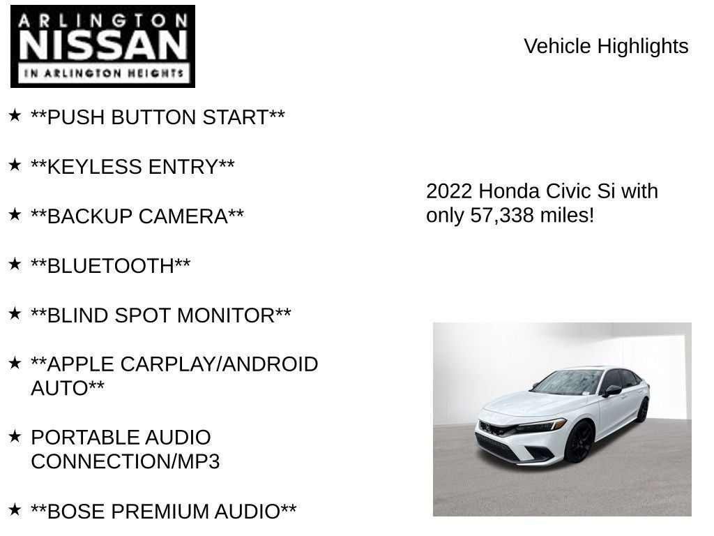 2022 Honda Civic Si