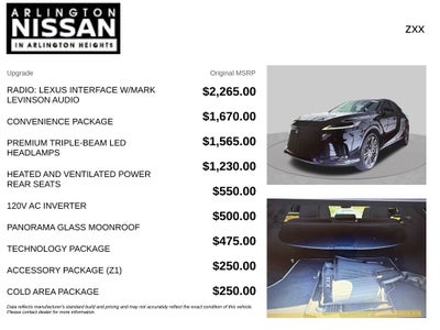 2024 Lexus RX 500h F SPORT Performance