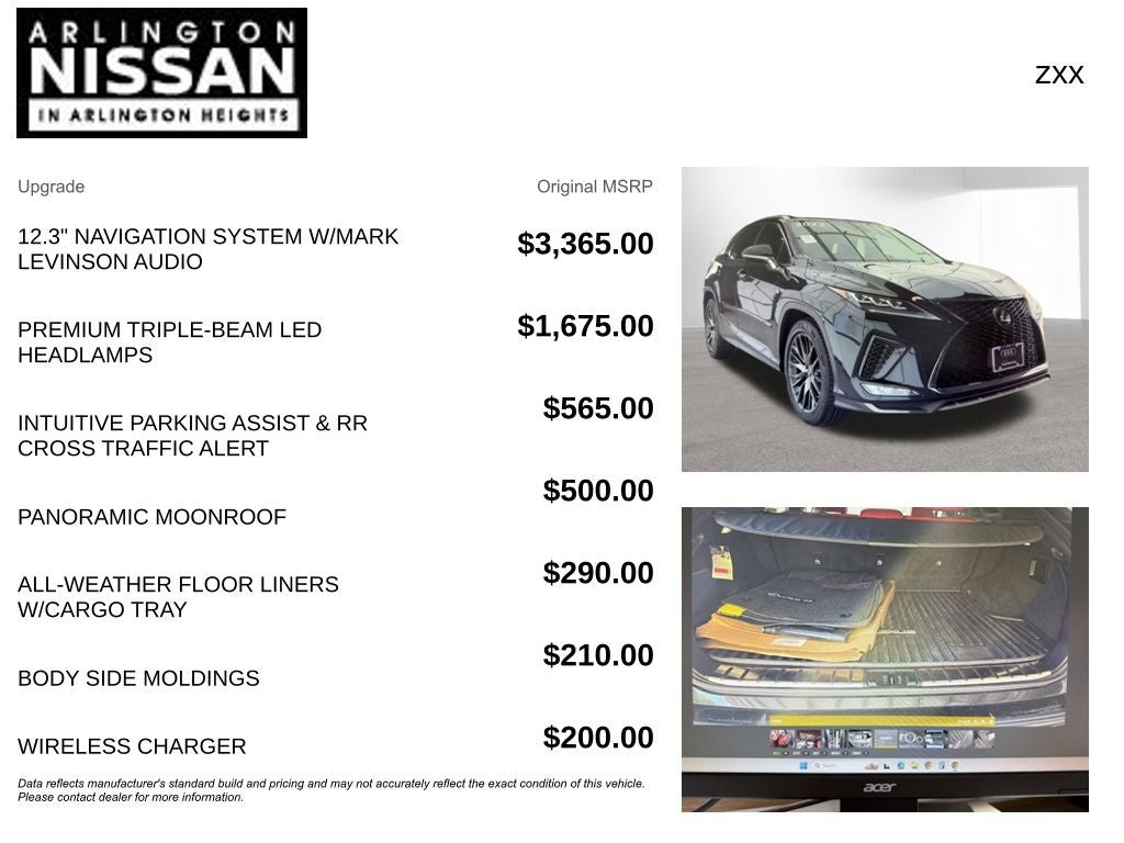 2022 Lexus RX 350 F Sport Handling