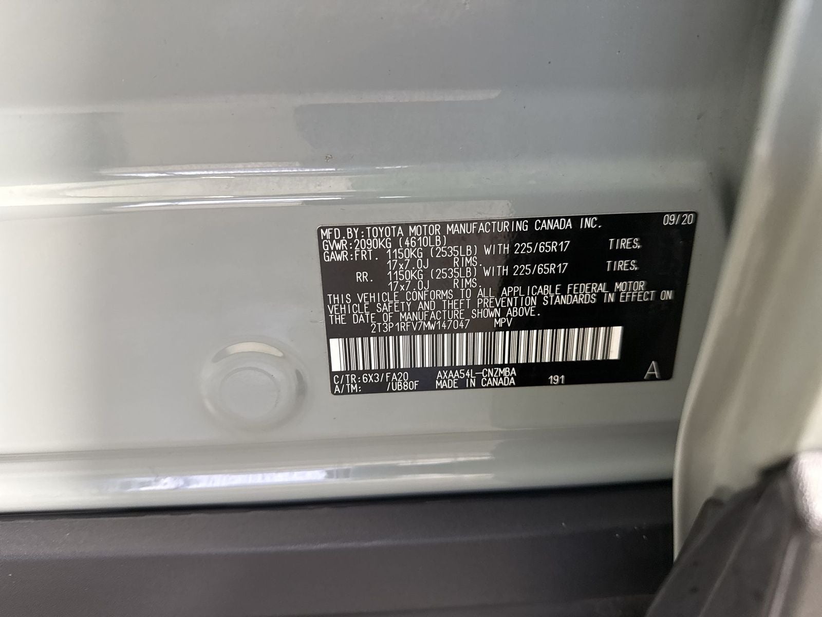 2021 Toyota RAV4 XLE