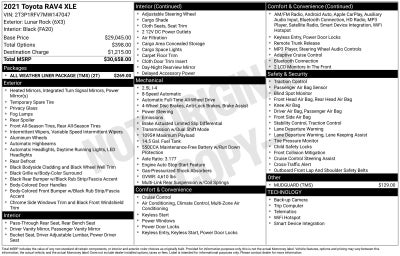 2021 Toyota RAV4 XLE
