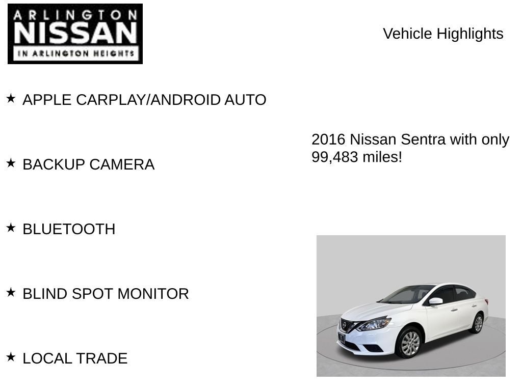2016 Nissan Sentra S