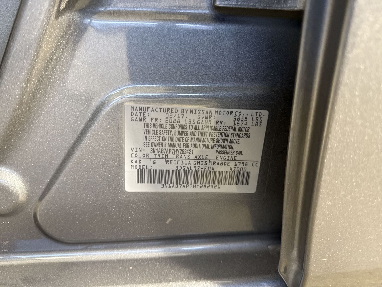 2017 Nissan Sentra SR