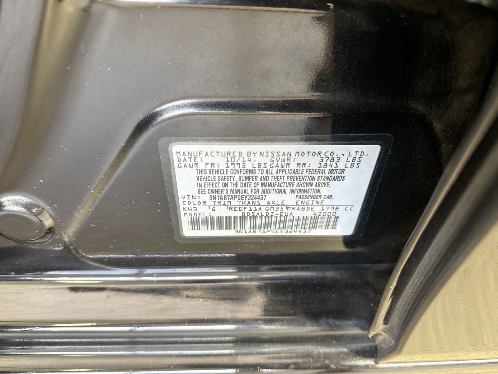 2014 Nissan Sentra SV