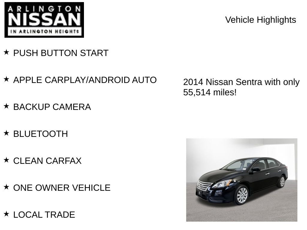 2014 Nissan Sentra SV