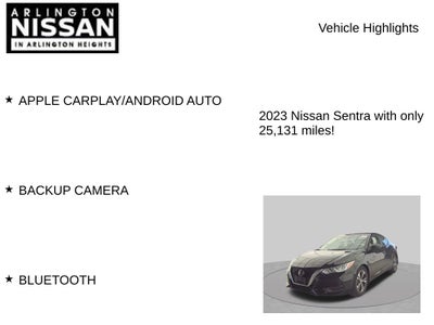 2023 Nissan Sentra SV