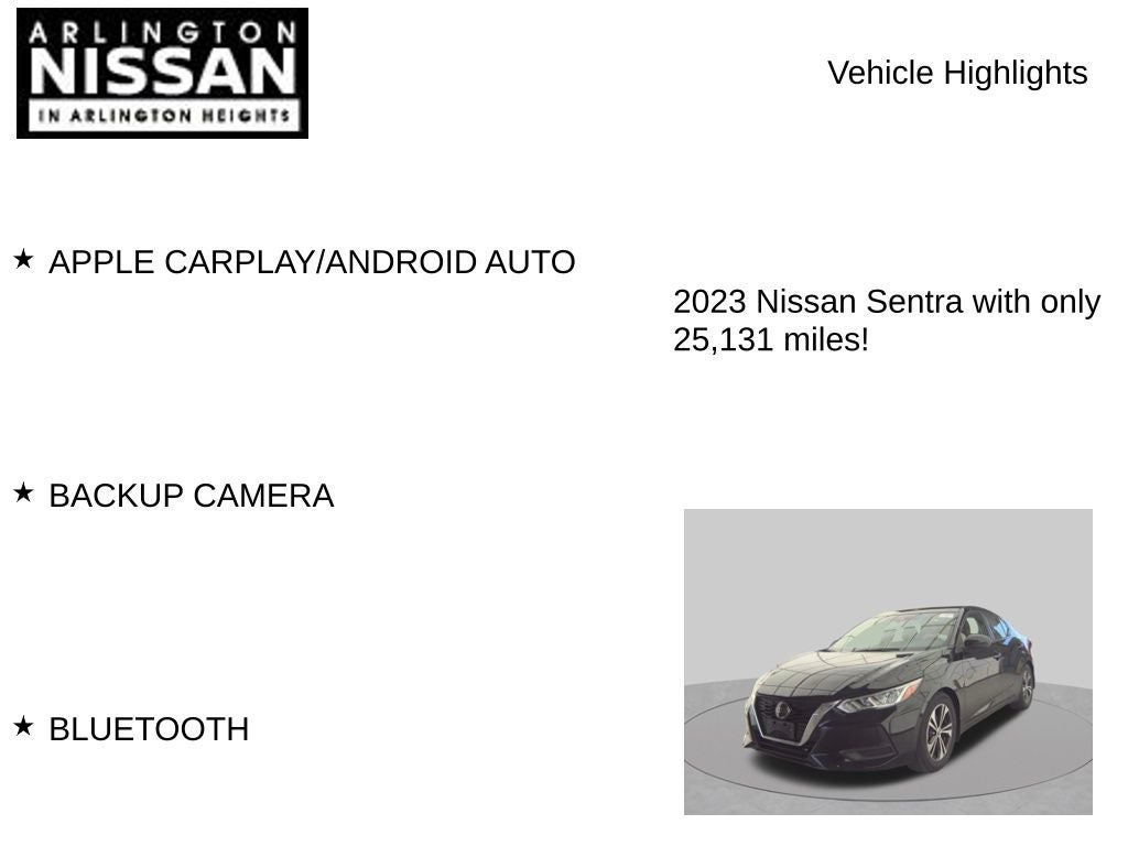 2023 Nissan Sentra SV