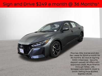 2025 Nissan Sentra SV