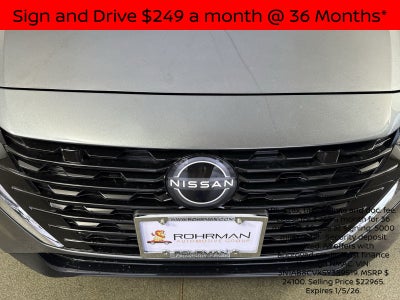 2025 Nissan Sentra SV