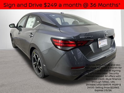 2025 Nissan Sentra SV