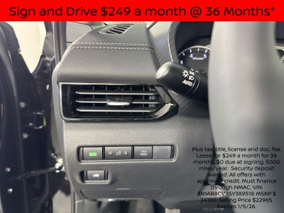 2025 Nissan Sentra SV