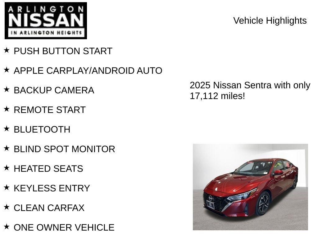 2025 Nissan Sentra SV