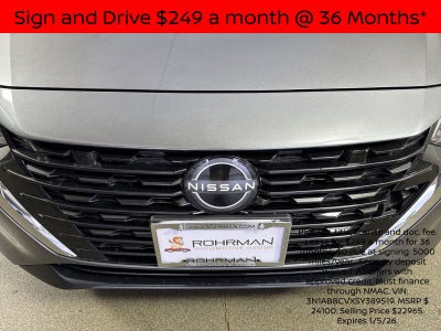 2025 Nissan Sentra SV