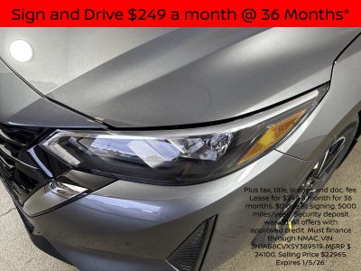 2025 Nissan Sentra SV