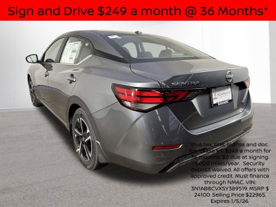 2025 Nissan Sentra SV