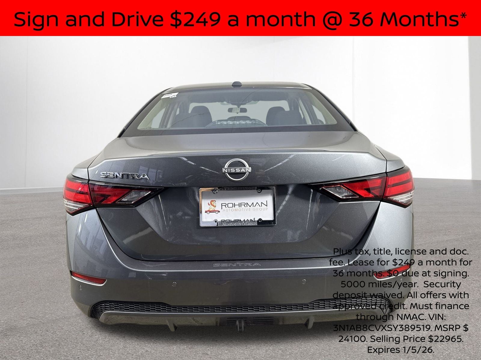 2025 Nissan Sentra SV