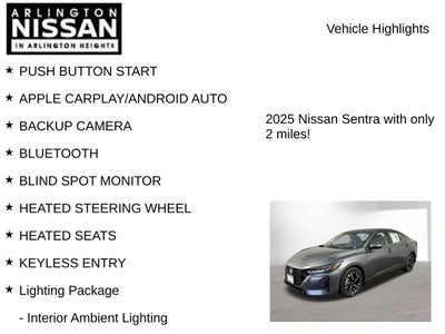 2025 Nissan Sentra SV