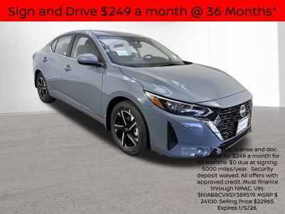 2025 Nissan Sentra SV