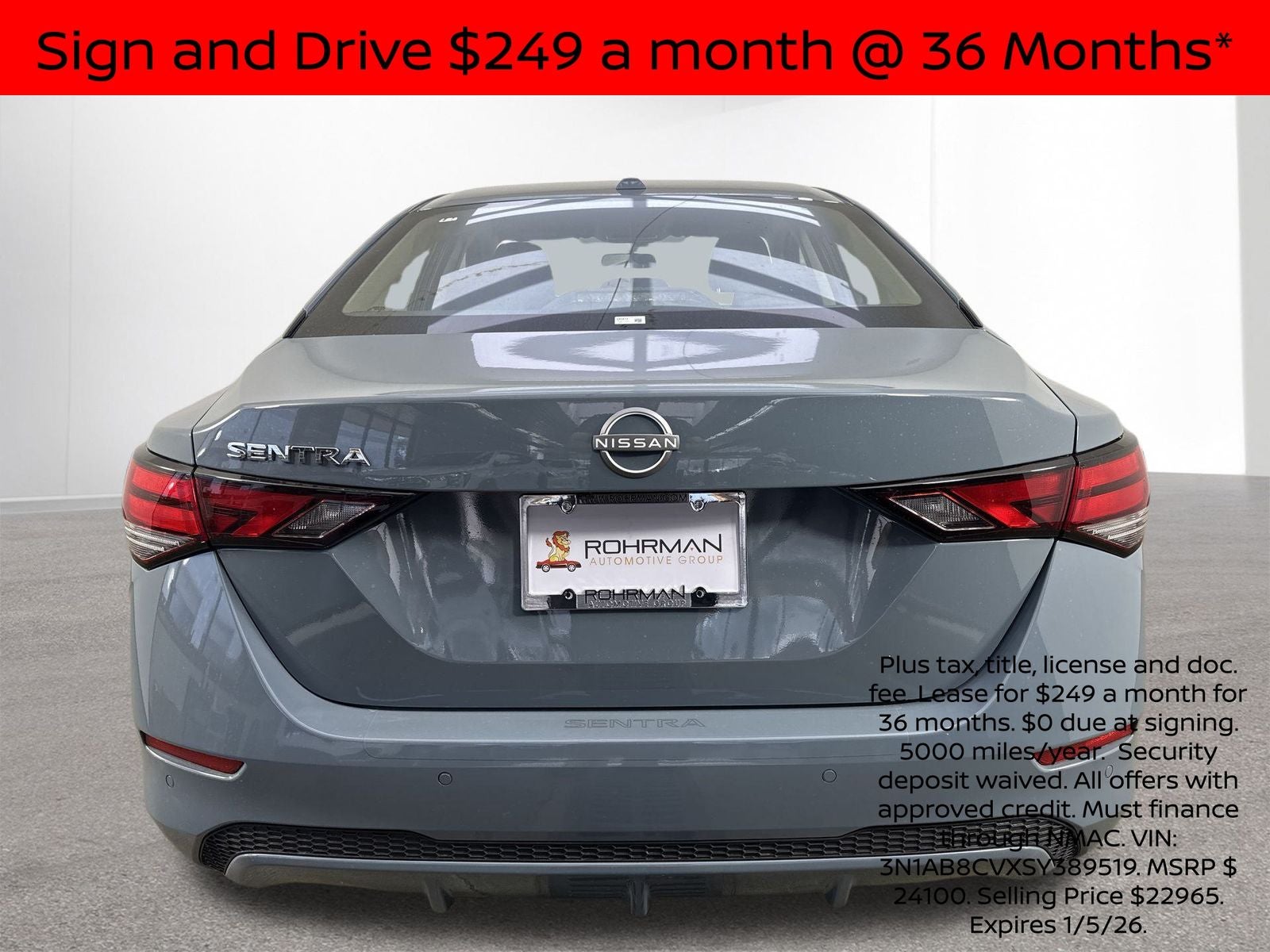 2025 Nissan Sentra SV