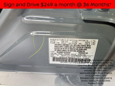 2025 Nissan Sentra SV