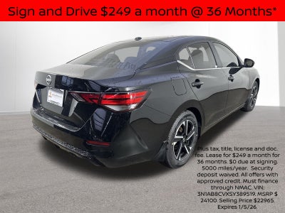 2025 Nissan Sentra SV