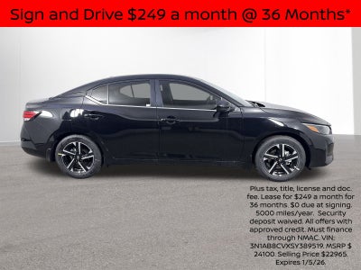 2025 Nissan Sentra SV