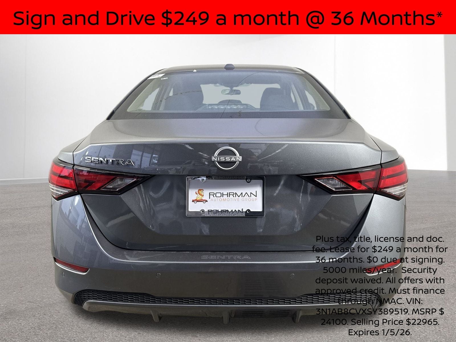 2025 Nissan Sentra SV