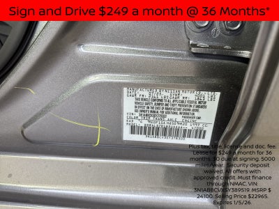 2025 Nissan Sentra SV