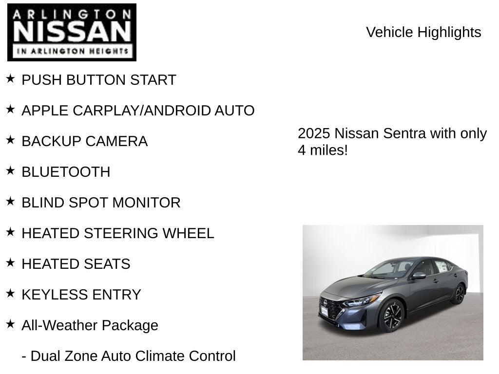 2025 Nissan Sentra SV