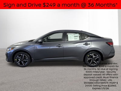 2025 Nissan Sentra SV