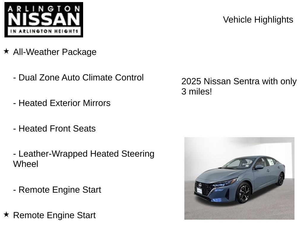 2025 Nissan Sentra SV