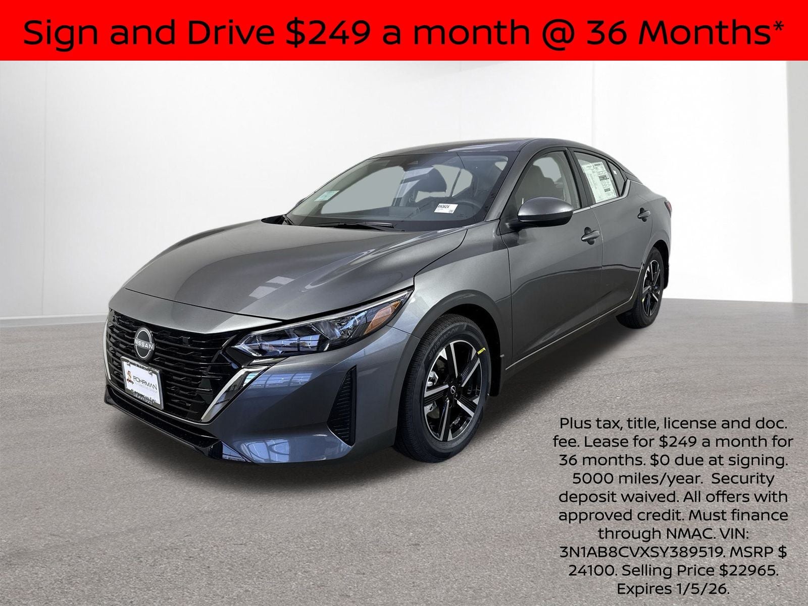 2025 Nissan Sentra SV