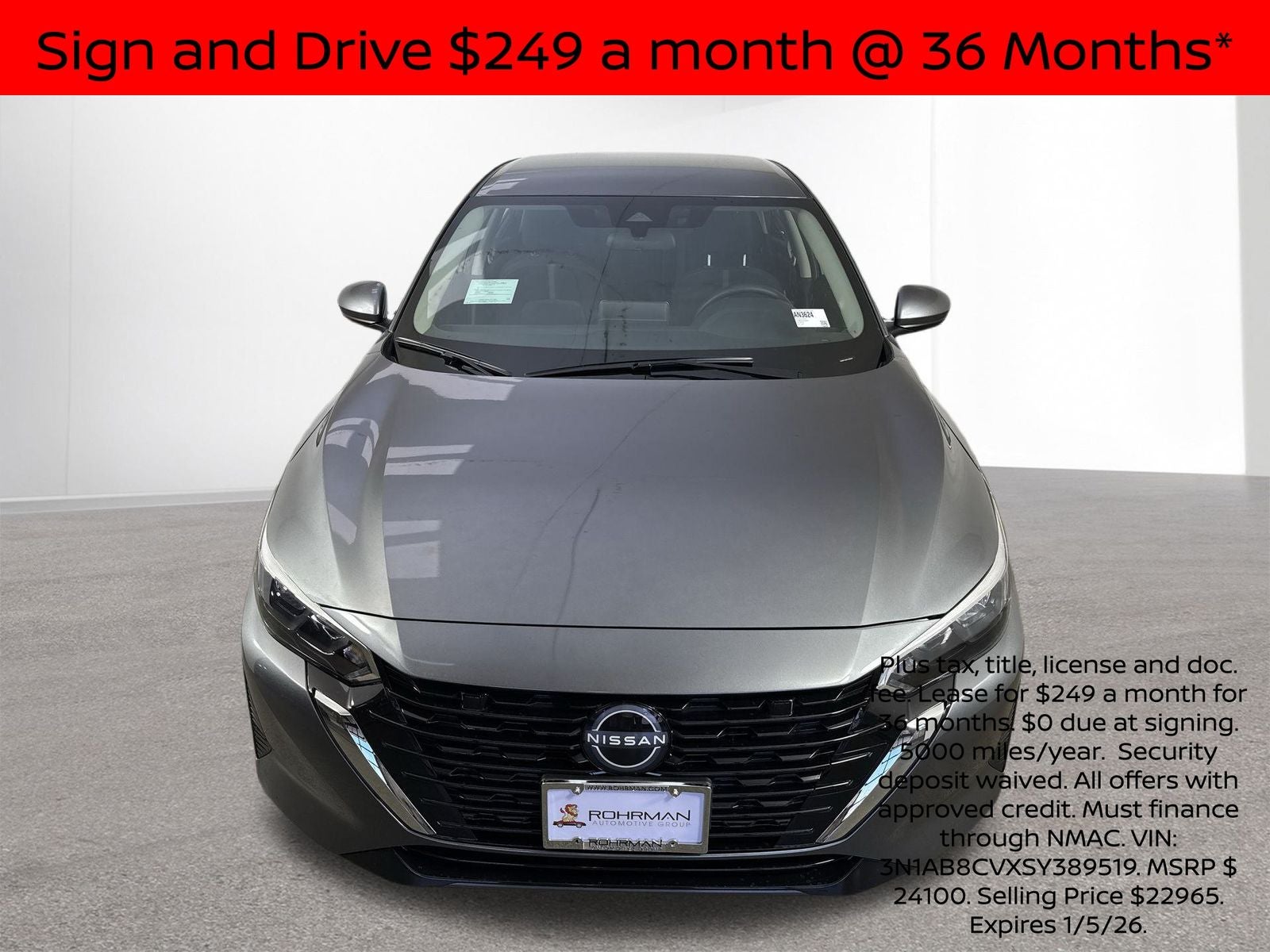 2025 Nissan Sentra SV