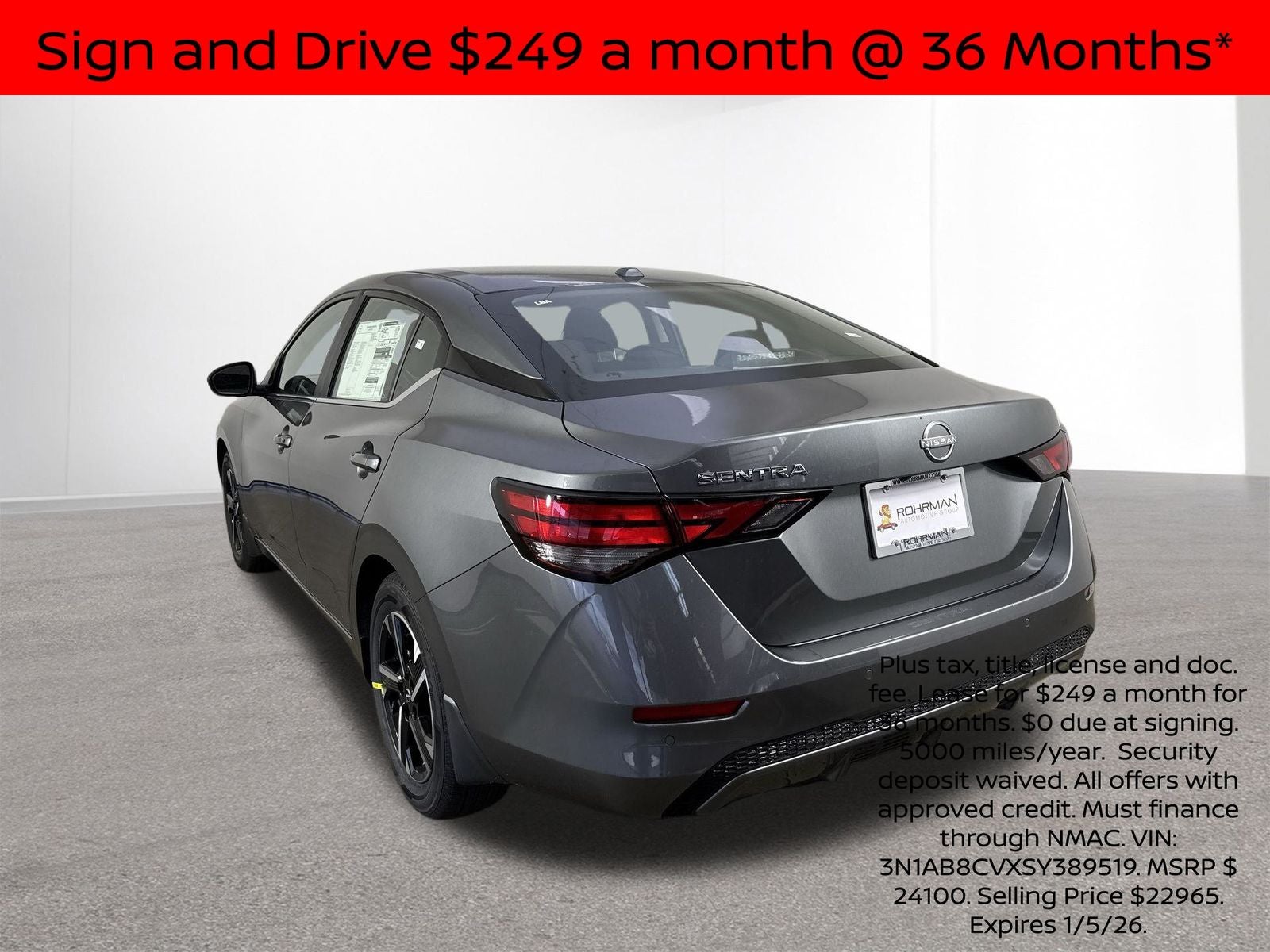 2025 Nissan Sentra SV