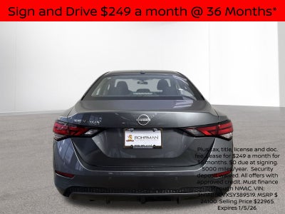 2025 Nissan Sentra SV