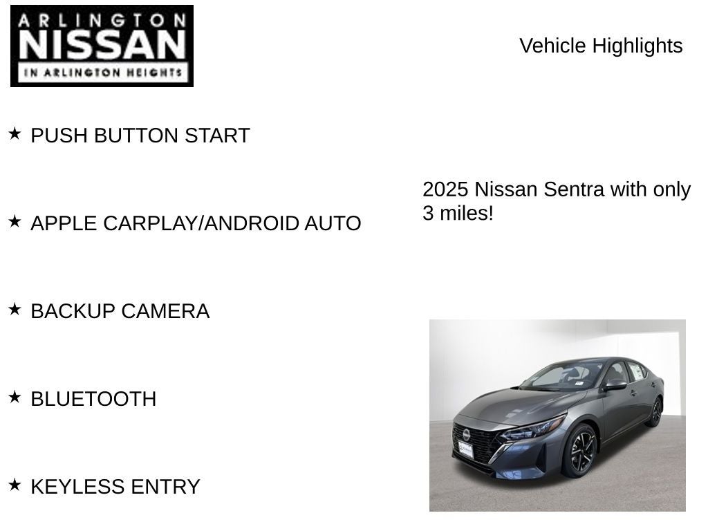 2025 Nissan Sentra SV
