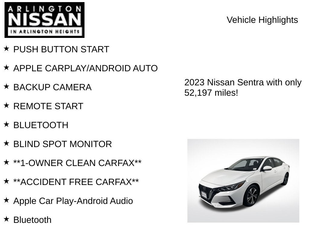2023 Nissan Sentra SV