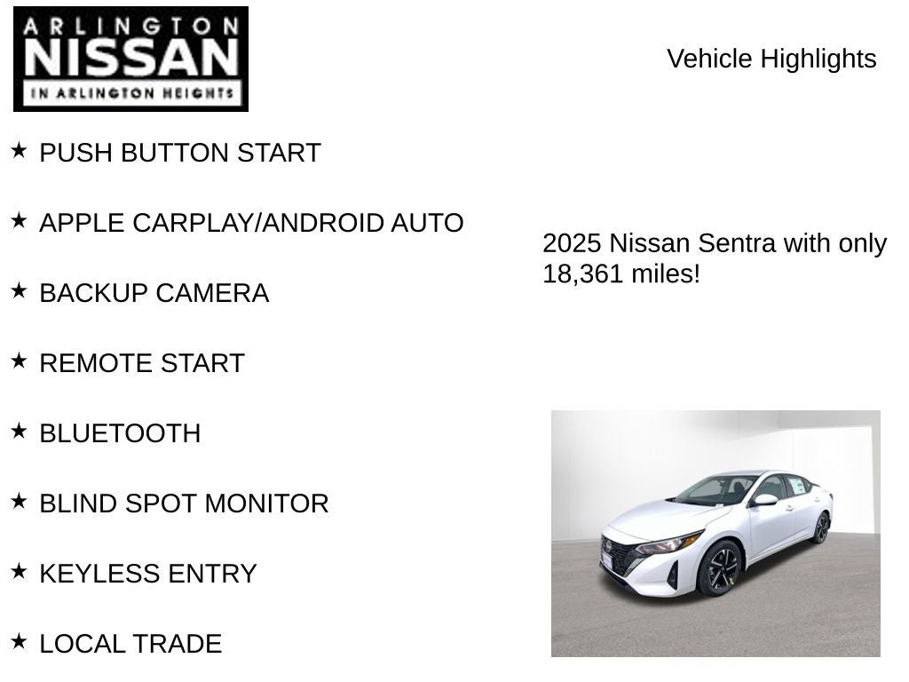 2025 Nissan Sentra SV