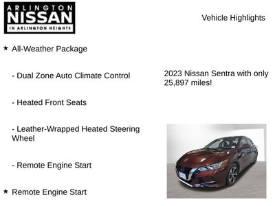 2023 Nissan Sentra SV