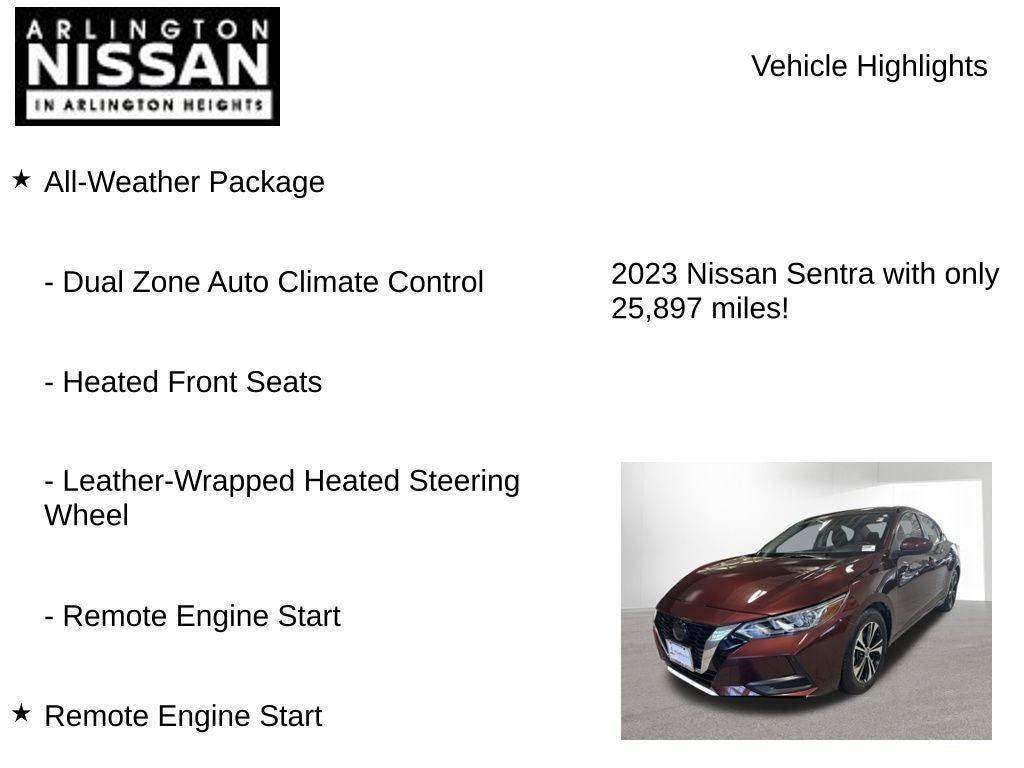 2023 Nissan Sentra SV