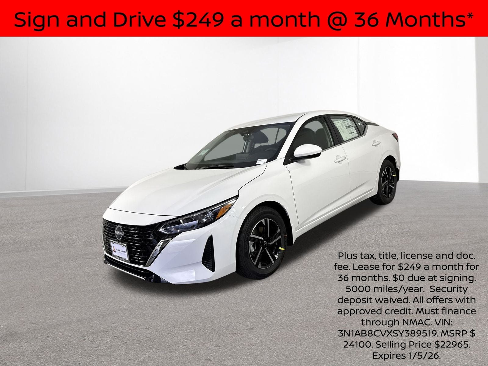 2025 Nissan Sentra SV