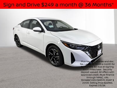 2025 Nissan Sentra SV