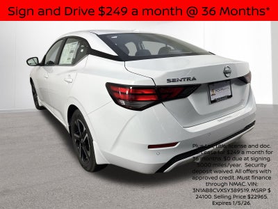 2025 Nissan Sentra SV