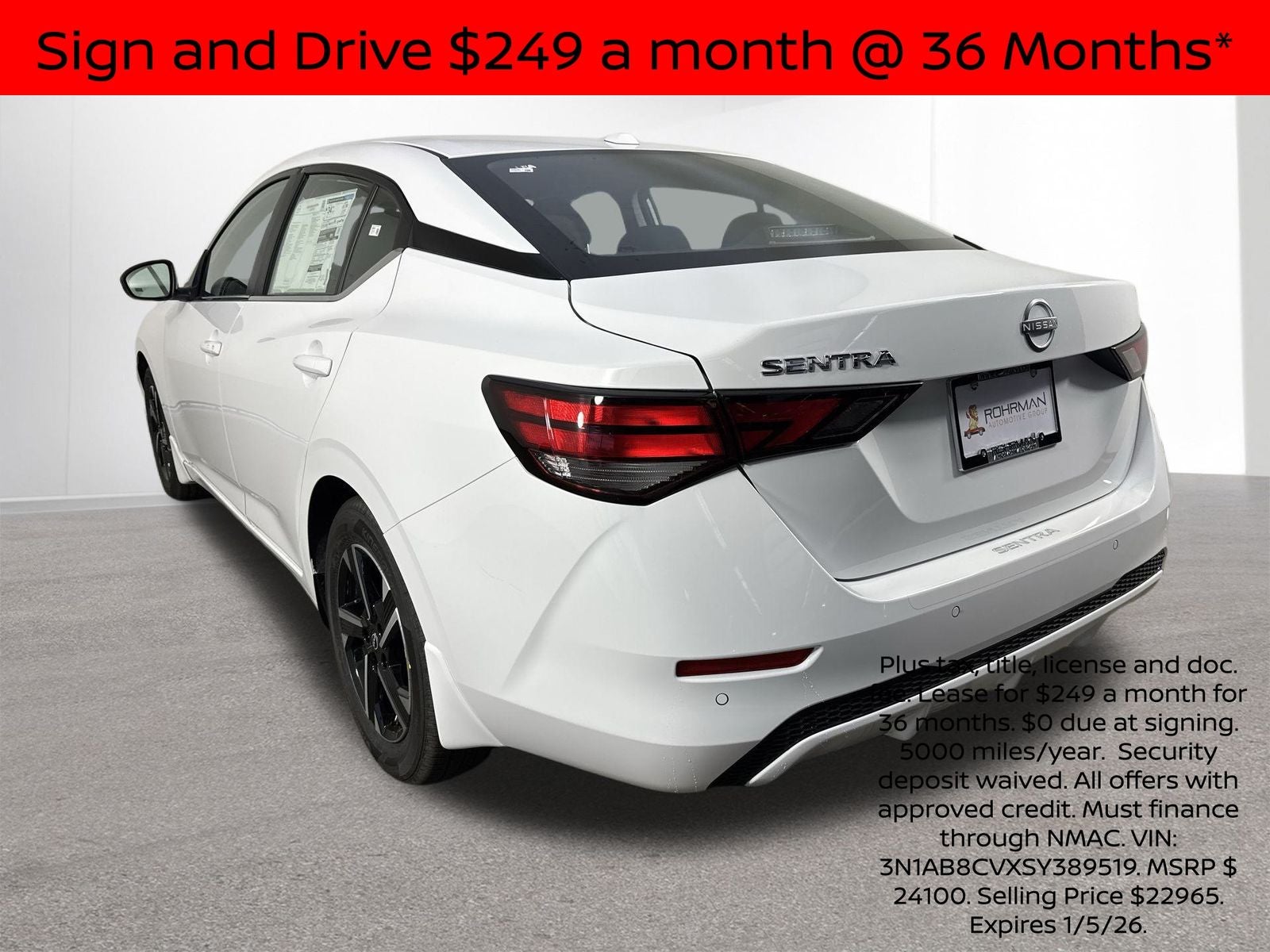 2025 Nissan Sentra SV