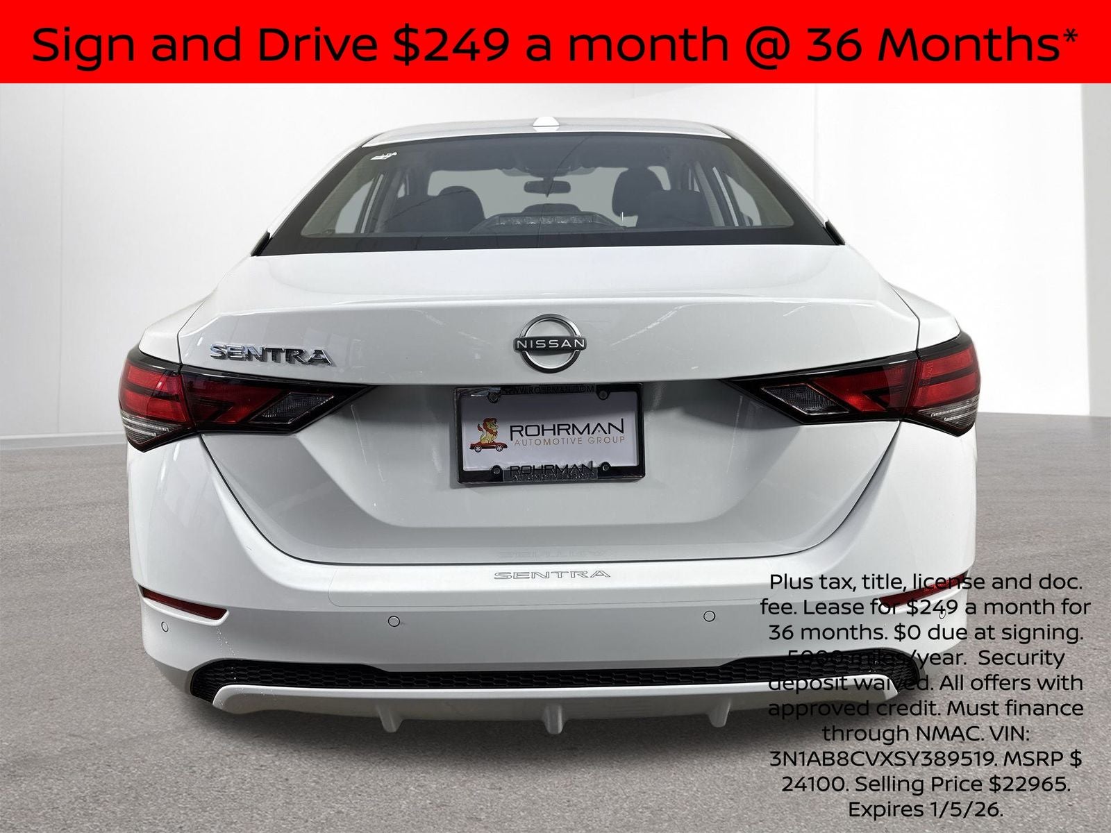 2025 Nissan Sentra SV